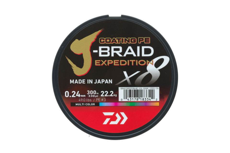 J-Braid Expedition X8 <span>| Braided line | multi-color</span>