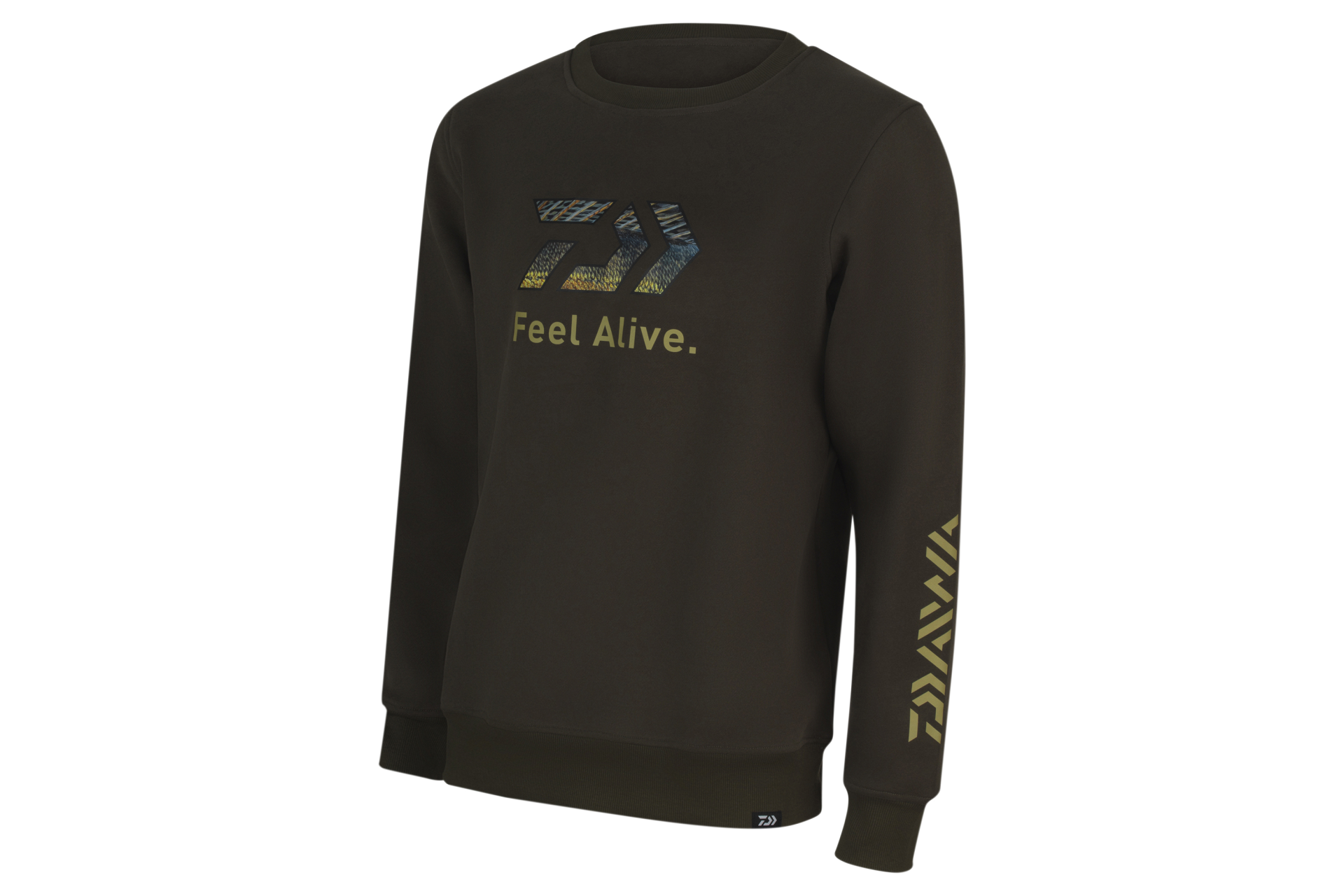 Daiwa D-Vec Crew Neck Zander <span>| Sweatshirt | dark olive</span>