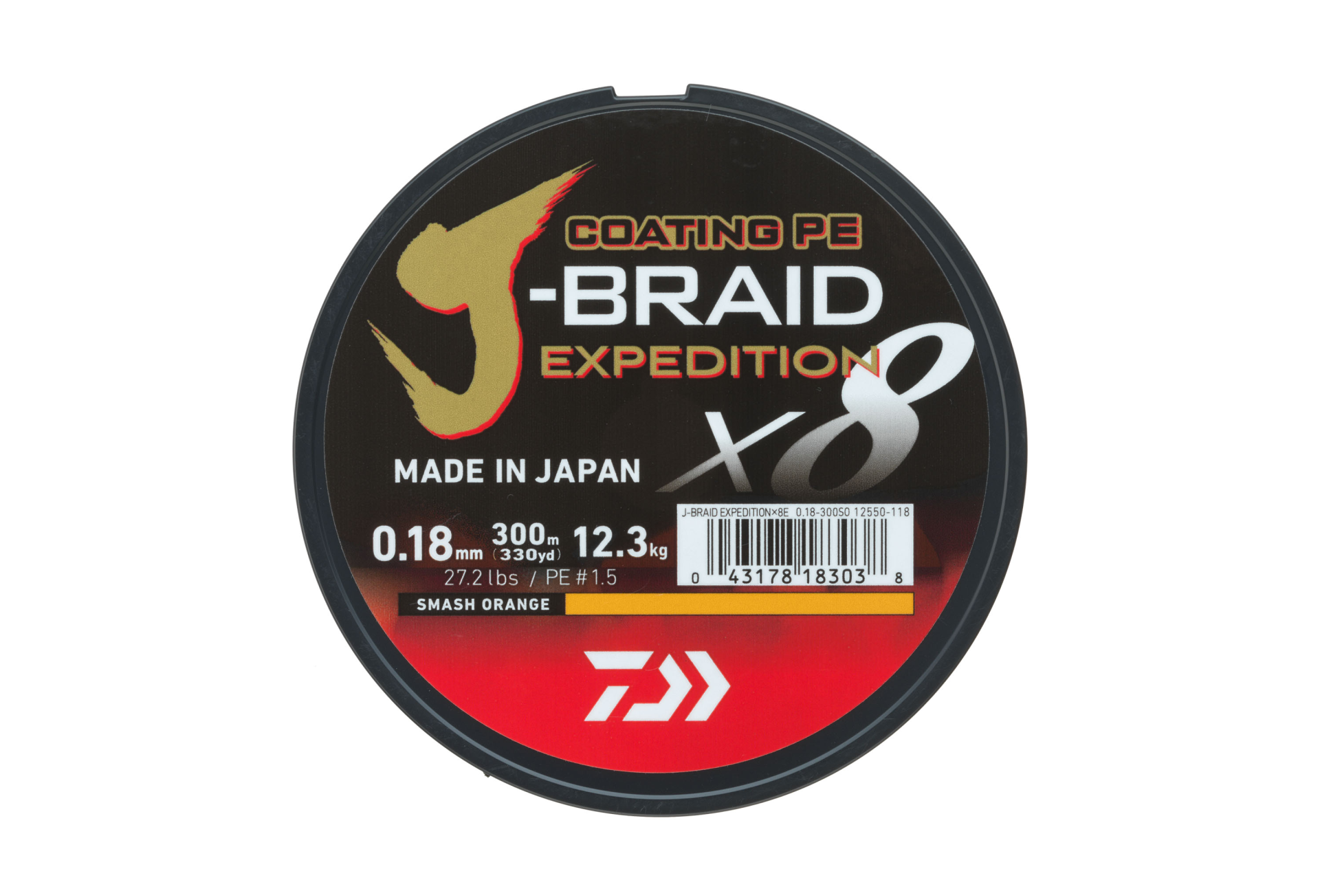 J-Braid Expedition X8 <span>| Braided line | smash orange</span>