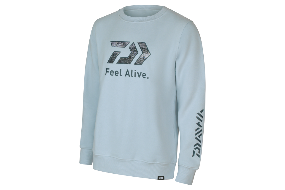 Daiwa D-VEC Crew Neck Trout <span>| Sweatshirt | light blue</span>
