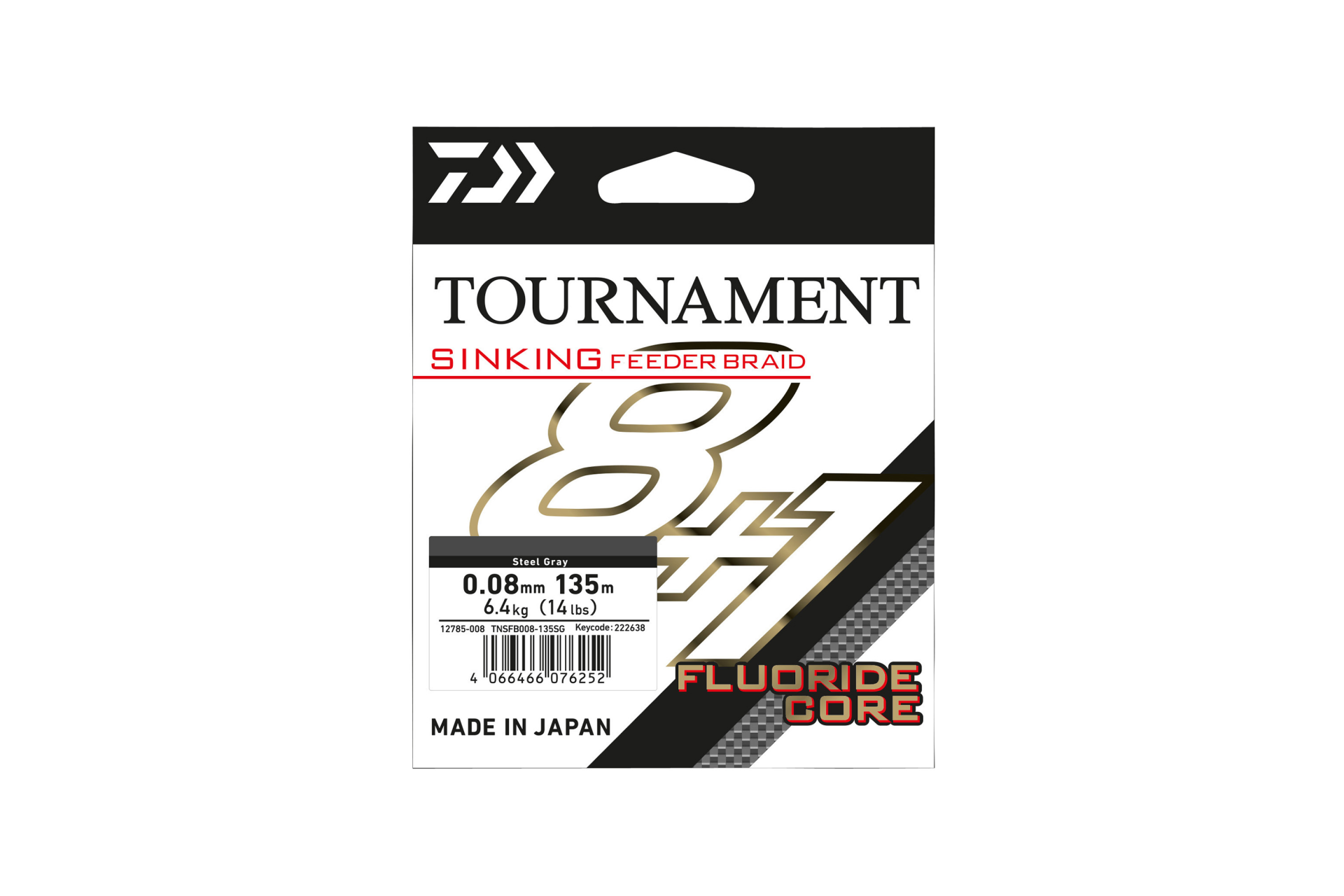 Tournament Sinking Feeder Braid <span>| Braided line | steel grey</span>