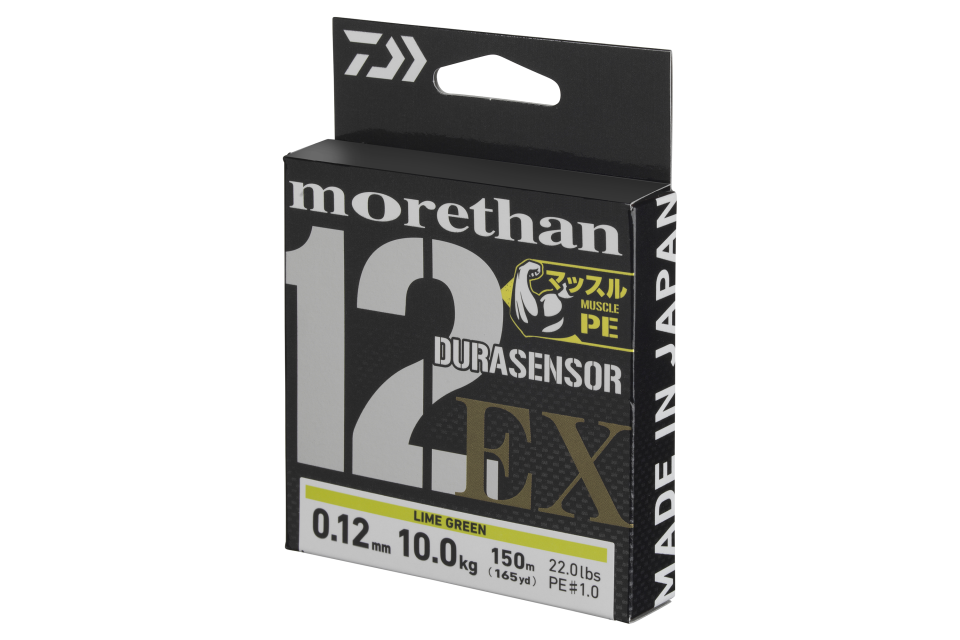 Morethan DURASENSOR 12 BRAID EX+Si3 <span>| Braided line | lime green</span>