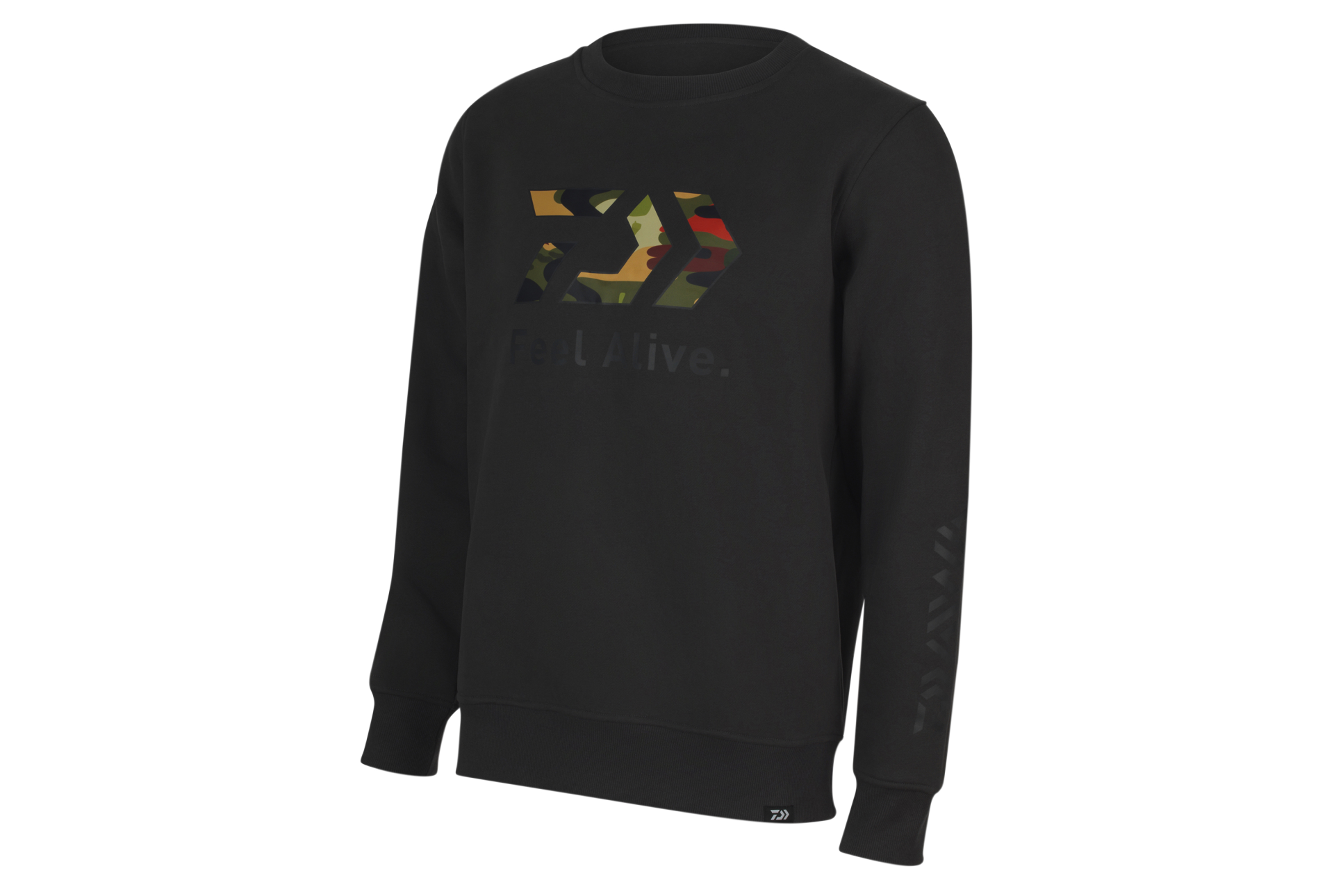 Daiwa D-VEC Crew Neck Camo <span>| Sweatshirt | charcoal</span>